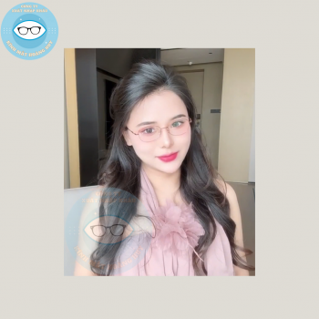 Gọng kính kim loại mã 6175